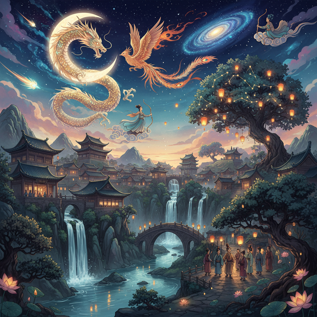 Unveiling the Celestial Tales of Chinese Folklore and Legends
