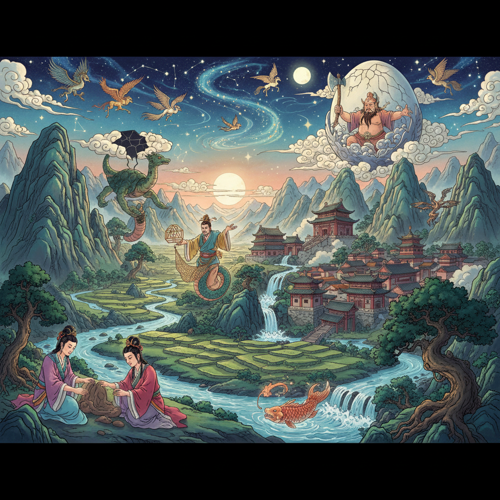 Discovering Chinese Creation Myths: Legends that Shape a Nation's Cultural Identity