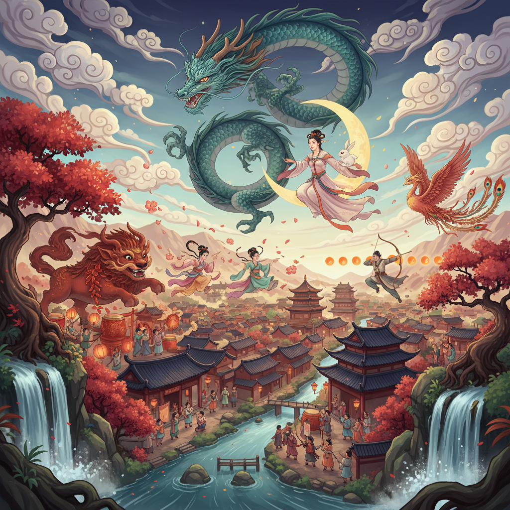 Unveiling the Rich Tapestry of Chinese Folklore and Festival Origins