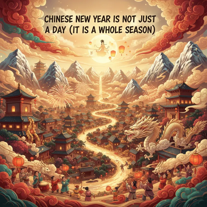 Chinese New Year Is Not Just a Day (It Is a Whole Season)