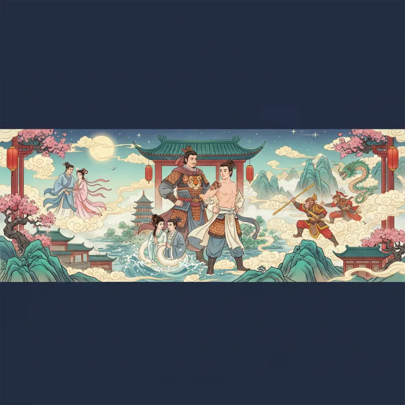 The Four Great Folktales of China: Love, Loyalty and Legend