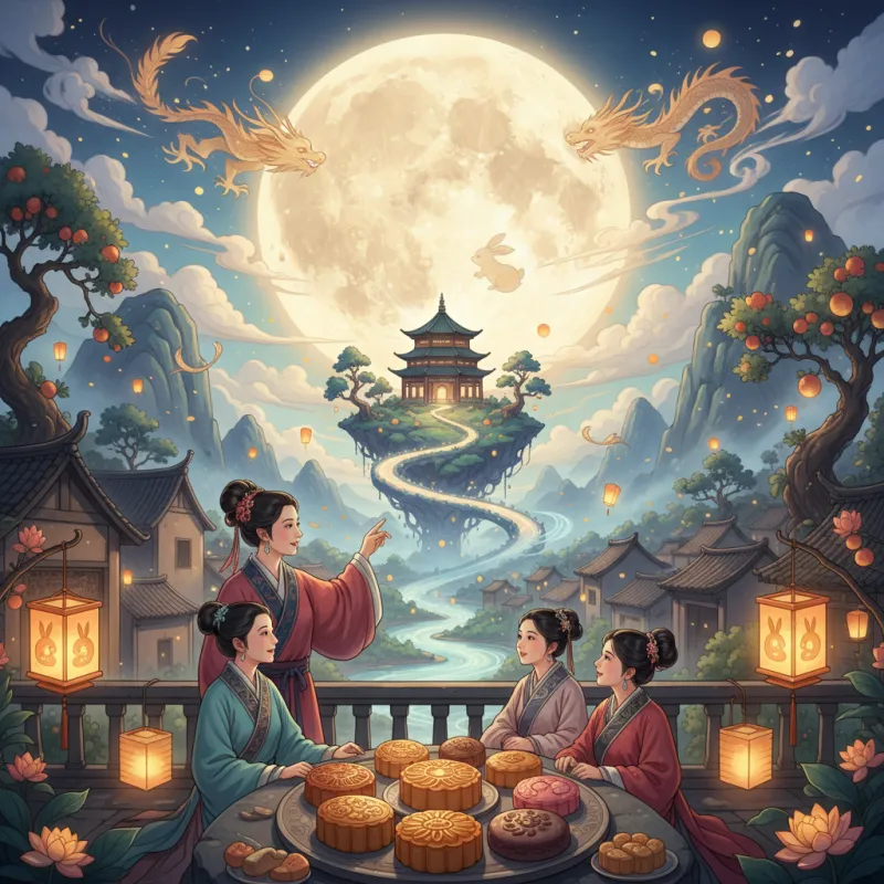 Mid-Autumn Festival: Mooncakes and Moon Gazing